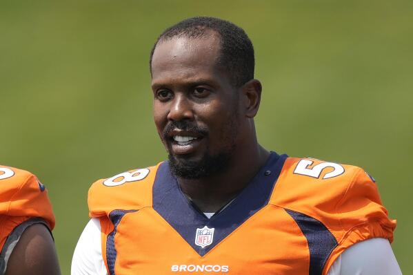 Von Miller leaves snowy Denver behind for Rams sunshine AP News